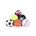 MarketBoss 6 PCS Golf Balls (Basketball, Football, Volleyball,Tennis, Baseball, 8-Ball) Double-Layer Construction 75% Strong Resilience Force Sports Practice Novelty Balls Golf Balls Gift