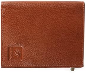 Freckles - Chaos - Real Leather/Genuine Leather Handmade Men's Wallet - Tan (Brown)