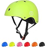 67i Adult Skateboard Helmet CPSC Certified Adult Bike Helmet Adjustable and Protection for Multi-Sports Cycling Skateboarding Scooter Roller Skate Inline Skating Rollerblading Longboar (Yellow)