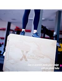 X Training Equipment 3 in 1 Plyometric Jump Box - Great for Crossfit Plyo Box Workouts