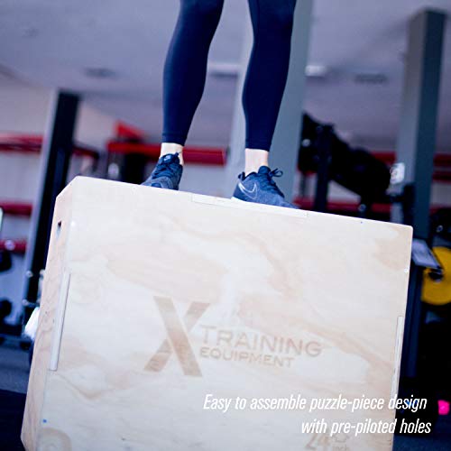 X Training Equipment 3 in 1 Plyometric Jump Box Great for Crossfit