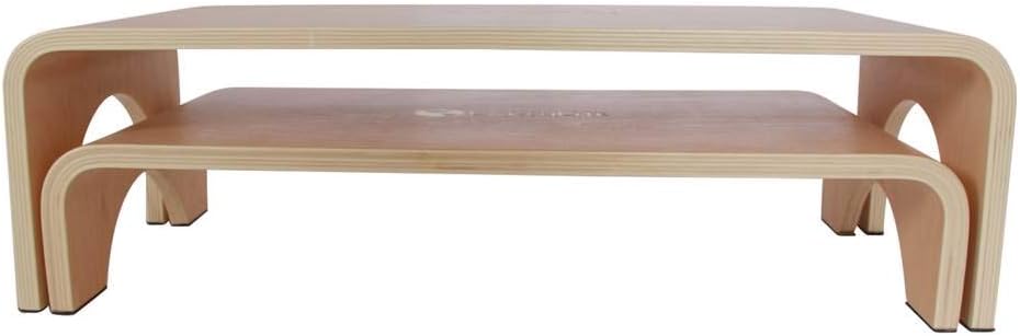 EARTHLITE Wooden Step Stool - 7'' High, Large Surface, Strong & Stable Bed Step, Foot Stool, Massage Step-Up: Health & Personal Care