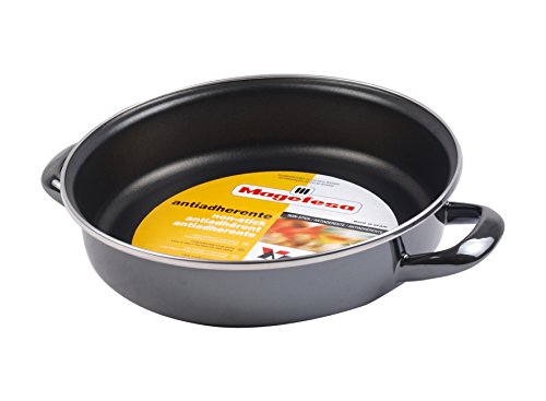 Megafesa Glass - Kuchenform, Durchmesser 24 cm, Farbe schwarz Glas