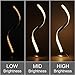 BJL Spiral LED Table Lamp, Curved LED Desk Lamp, Contemporary Minimalist Lighting Design, Non-Dimmable Light (spiral)