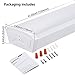 LEONLITE LED Garage Shop Light, Wraparound Flush Mount Ceiling Light, 4ft, 40W (100W Eqv). Ultra Bright 4000lm, 5000K Daylight, for Garage, Laundry Rooms, Hallways, Offices, Workbenches, Pack of 4