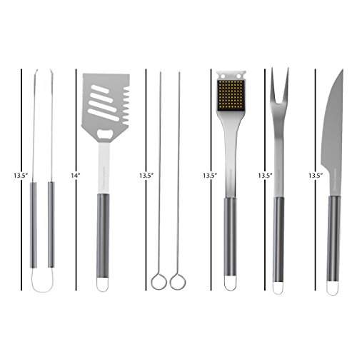 BBQ Grill Tool Set Stainless Steel Barbecue Grilling