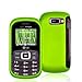 Importer520 Rubberized Snap-On Hard Skin Protector Case Cover for For (Verizon) LG Octane VN530 - Neon Green