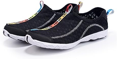 WallyDeals Women's Outdoor Slip On Running Water shoes Black