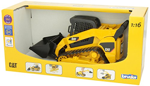 image for Bruder Toys - Construction Realistic CAT Compact Track Loader with Adj