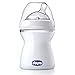 Chicco NaturalFit Baby Bottle Slow Flow with Bonus Straight Nipple, 0 Months+, 8 Ounce