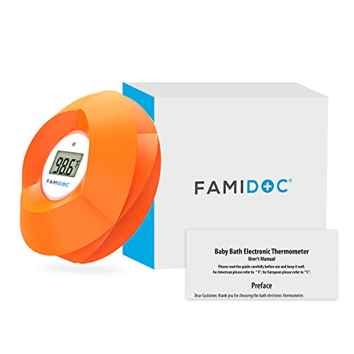 Famidoc Baby Bath Thermometer Floating Toy Bath Tub Thermometers