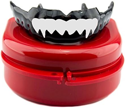 Impact All Sports Mouthguard Lacrosse, Football, Hockey, Basketball, ​​Jiu-Jitsu, and More, Breathable Mouthguard for Youth Adults, Professional Custom-Fit, WhiteFangs