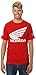 JH Design Men's Honda T-Shirt Wing Logo Crew Neck Red Shirt (X-Large, RAC4-Red)