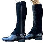 Dublin Easy-Care Half Chaps II Black Childs Medium