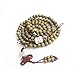 8mm Buddhist 108 Green Sandalwood Beads Prayer Wrist Meditation Mala with Free Fortune Cat Pendant