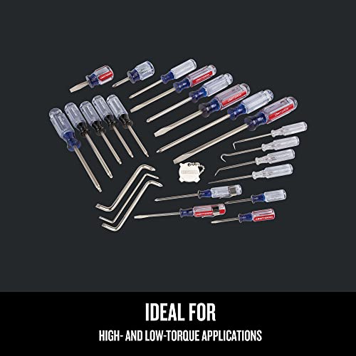 CRAFTSMAN Screwdriver Set, Assorted, 25Piece (CMHT65046) Pricepulse