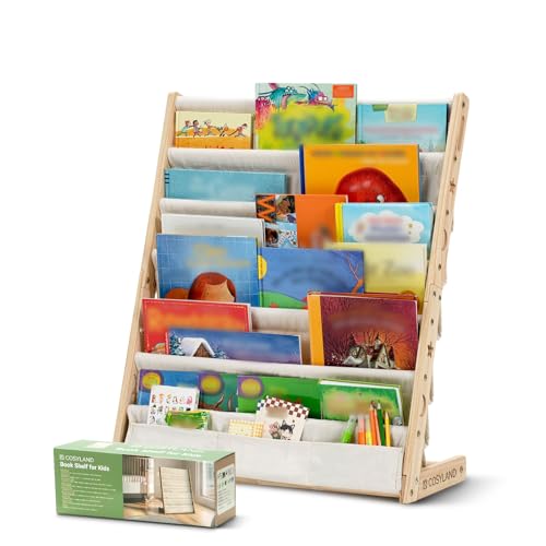 Librería Infantil de Madera de 7 Niveles