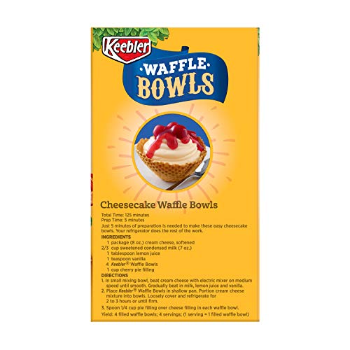 2 Keebler+Cones+Cream+Waffle+Bowls