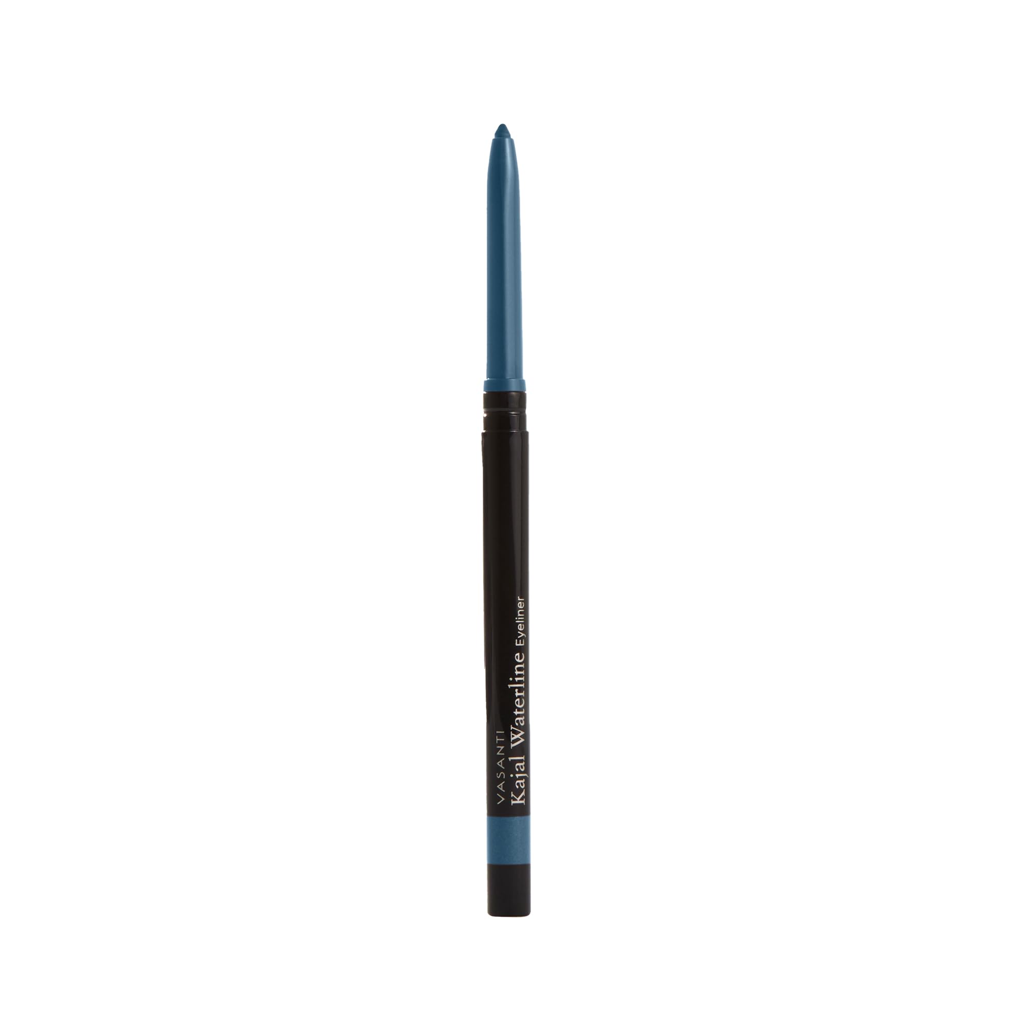 VASANTI Kajal Waterline Eyeliner Pencil (Ice Blue) - Soft Matte Waterproof Long-Lasting Eyeliner - Vegan, Cruelty-Free, Made with Natural Ingredients