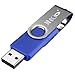 MECO(TM) Flash Drive 10Pcs 4GB 4G USB 2.0 Memory Stick Fold Storage Thumb Drive Swivel Design Blue