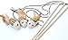 Earthtone Solutions Cat Kitten Teaser Wand Toys, Sisal with Mouse, Bell, Feather, Elastic String, Sturdy Wood Stick, Interactive Fun, Cat Catcher Mice for Pet, Set of 3