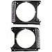 Evan Fischer Headlight Door Compatible with 1979-1981 Toyota Pickup Set of 2 Driver and Passenger Side Gray RWD