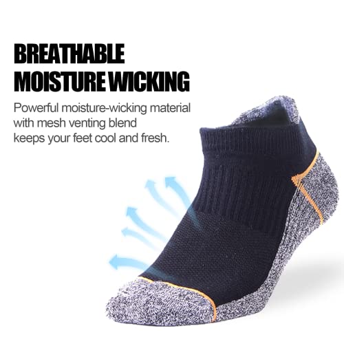 Kodal Copper Infused Ankle Socks with Tab Odor Free Moisture Wicking