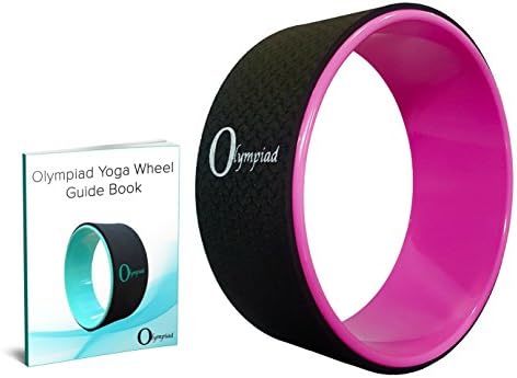 Yoga Wheel 12" Basic by Olympiad - With E-book Detailed Step by Step Guide on Dharma Poses - Improve Posture/Flexibility