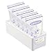 mDesign Baby Food Kitchen Refrigerator Cabinet or Pantry Storage Organizer Bin with Handles for Breast Milk, Pouches, Jars, Bottles, Formula, Juice Boxes – BPA Free, 10
