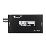 Mini HDMI to SDI Audio Video Converter BNC 3G-SDI SD-SDI HD-SDI Adapter Support 720P 1080P for Camera Home Theater Monitora