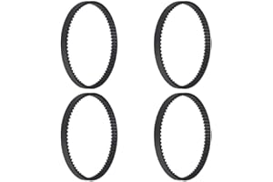 4Pc Belts Replacement for Eureka FloorRover NEU560, NEU562A, NEU562, NEU520, NEU526 Vacuum Cleaner Style Drive Belt