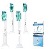 Sonicare Replacement Heads,TOPMAX,fit DiamondClean,Essence+,Plaque Control,Gum Health etc.,Replacemnt for Philips Sonicare Toothbrush Heads HX6014 ProResults