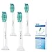 Sonicare Replacement Heads TOPMAX 4 pack fit DiamondClean Essence+ Plaque Control Gum Health etc Replacement for Philips Sonicare Toothbrush Heads HX6014 ProResults