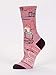 Blue Q Women's Funny Crew Socks ~ Go Away, I'm Introverting. (fit shoe size 5-10)