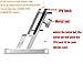 iPhone Stand.Ziku Aluminum iPhone Charger Stand Dock Station for iPhone Charging Dock, iPhone Charger, Stand for iPhone 8, 8 Plus, iPhone X, iPhone 7, 7 Plus, 6, 6 Plus, Support Charging with Case