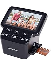 Magnasonic All-in-One 22MP Film Scanner with Large 5" Display & HDMI, Converts 35mm/126/110/Super 8 Film & 135/126/110 Slides into Digital Photos, Built-in Memory (FS71)