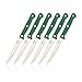 Ginsu Essential Series 14-Piece Stainless Steel Serrated Knife Set – Cutlery Set with Green Kitchen Knives in a Black Block,