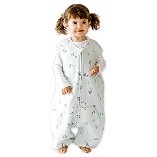 Tealbee DREAMSUIT Toddler Sleep Sack with Feet 2T 3T 0.8 TOG Lightweight Baby Wearable