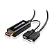 Cable Matters Micro USB SlimPort (MyDP) to HDMI 6 Foot Cable with 6 Foot USB Charging Cable