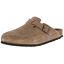 Amazon.com | Birkenstock Boston, Taupe Suede, 43 N EU | Mules & Clogs