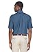 Harriton Men's 6.5 oz. Short-Sleeve Denim Shirt XL LIGHT DENIM