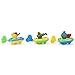 Ssym Fgzt Bath Bathtub Toys Cute Kids Bathing Bath Toy Pull and Go Animal Boats Swimming Toys for Kids Toddlers Animal Boys Girls 1 Year Old to 3 Year Old (Set of 3)