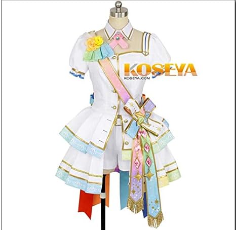 Amazon シンデレラガールズ スターライトスポット デレステ 4周年 島村卯月 しまむら うづき コスプレ衣装 コスチューム 変身 仮装 ステージ服 舞台 ハロウィン クリスマス コスプレ 仮装 通販