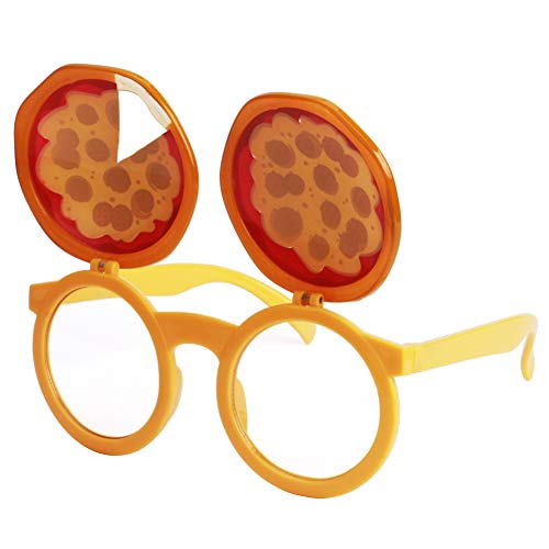 Ocean Line Pizza Sunglasses – Fun Glasses, Party Favors, Novelty Shades, Party Toys, Funny Costume Accessories Kids & Adults (Pizza)