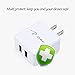 USB wall charger, I-Bollon 12Watt 2.4A dual AC/DC travel charger adapter for iPhone 5/5C/5S/6S/6S PLUS/7/7 plus,IPad Air, Samsung, Galaxy S Series, Note Series, LG, Nexus and More