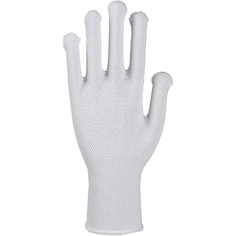 ABENA Cotton Work Gloves | Pack of 12 Pairs | Size 9 | Latex-Free | Elasticated Gloves with Gripping Dots | Soft, Comfortable, and Durable | Ideal for Warehouse Work, Mounting and Packing