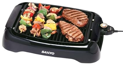 Amazon.com: Sanyo HPS-SG2 Indoor Barbeque Grill with 120-Square-Inch