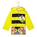 AccessoWear Girls Bumble Bee n' Flowers Raincoat- Size 5 Yellow/Black