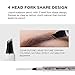 AsaVea Tattoo Eyebrow Pen Waterproof Ink Gel Tint with Four Tips, Long Lasting Smudge-Proof Natural Hair-Like Defined Brows All Day (Brown)