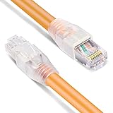 CNCOB 40Gb Cat8 Ethernet Cable Shielded Internet LAN Computer Patch Cord 2000MHz Faster Than Cat7 Cat6 High Speed SSTP Cable for Gaming Home Router(6 feet (2M))
